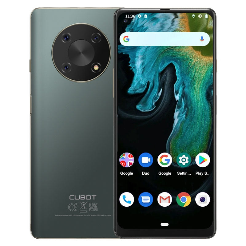 Cubot MAX 3 Smartphone 6.95" Ultra Large Full Screen Mini Tablet Mobile Phone 48MP Triple Camera 5000mAh Celular NFC Android 11