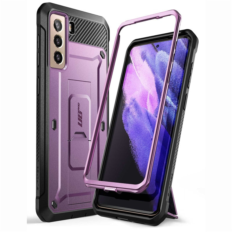 For Samsung Galaxy S21 Case (2021 Release) 6.2 inch SUPCASE UB Pro Full-Body Holster Cover WITHOUT Built-in Screen Protector