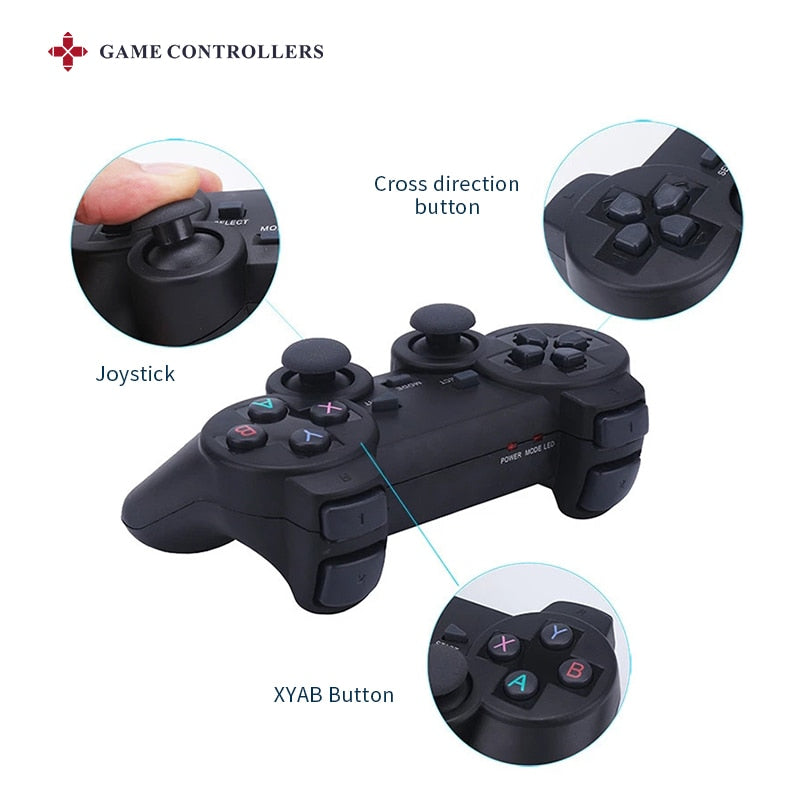 2.4G Wireless Gamepad For PSP / PC / TV Box /Android Phone Game Controller Joystick  For Super Console X Pro RK2020