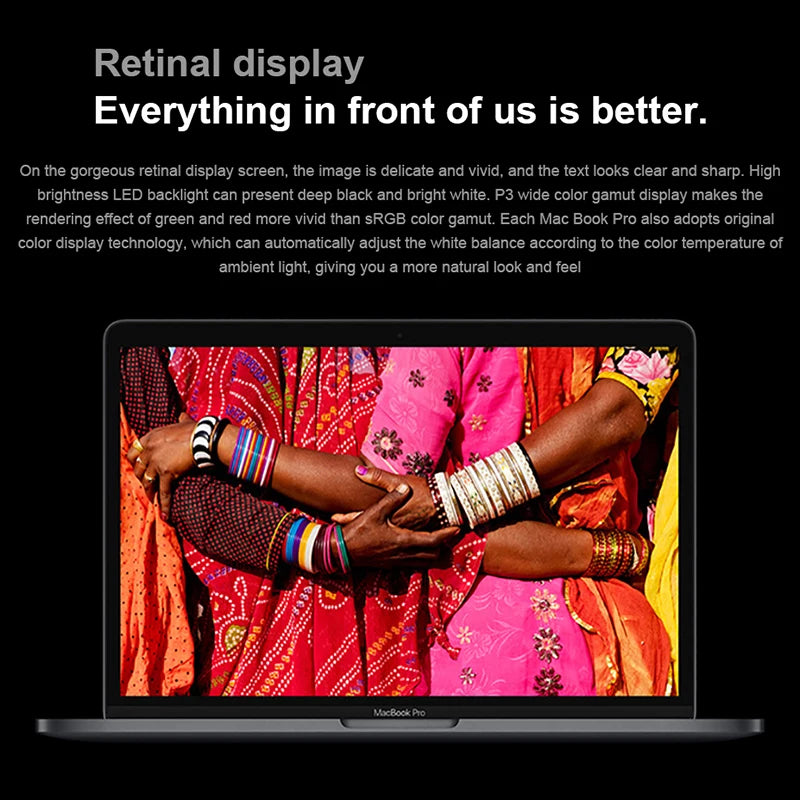 New MacBook pro13.3-inch M1 chip,eight core 16G-1TB,Retina display, fingerprint unlock laptop