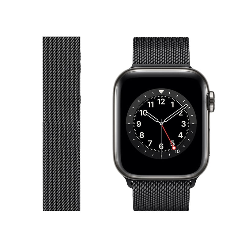 Milanese loop strap For Apple watch Ultra 49mm 8 7 45mm 41mm Metal breathable watch wristband For iwatch 6 5 4 SE 44mm 42mm 40mm