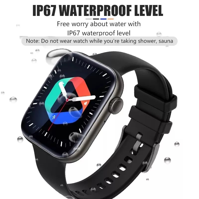 1.8 inch Big Screen Smart Watch Men Women 2022 Health Wristwatches For iPhone 13 12 14 11 Pro Mini XS Max XR iPhone 7 8 6 Plus