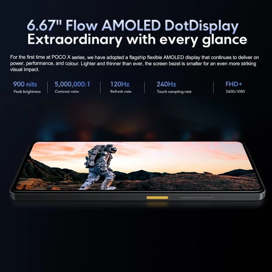 POCO X5 Pro 5G Global Version Smartphone 128GB/256GB NFC Snapdragon 778G 120Hz Flow AMOLED DotDisplay 67W 108MP Camera