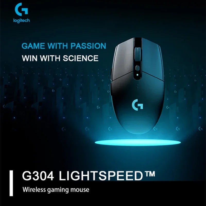 Logitech G304 Light Speed Wireless Mouse Game Mouse Lightweight and Portable  Light speed PC Gamer Same Model No Driver Version