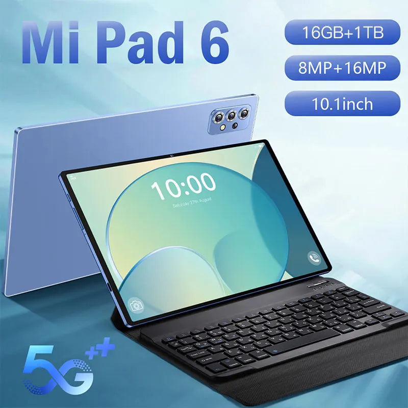 [World Premiere] Tablet MI Pad 6 Android 13 Tablets 16GB+1TB FHD+ Display 5G Or WIFI Global Tablet PC Original xioami tablet