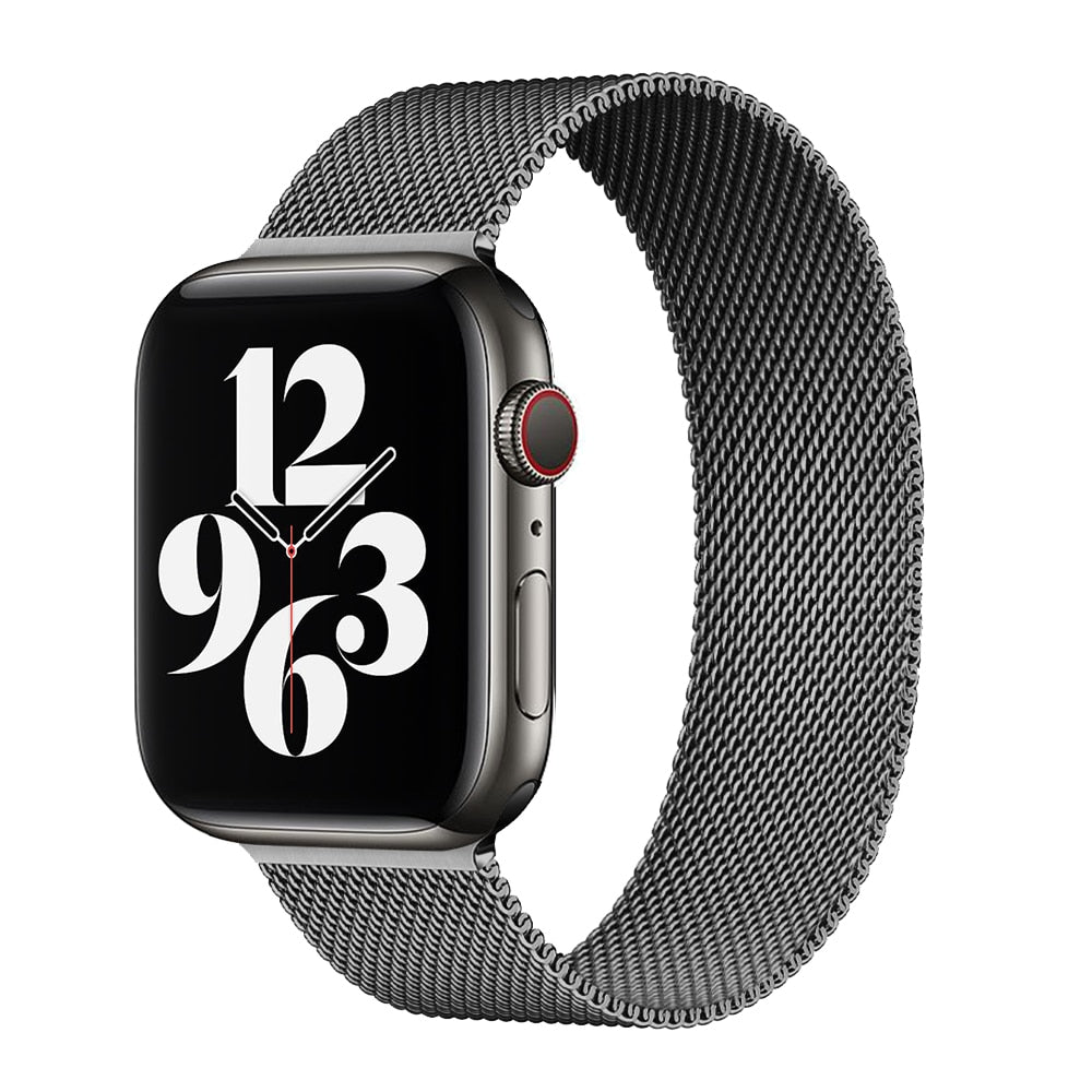 Milanese loop strap For Apple watch Ultra 49mm 8 7 45mm 41mm Metal breathable watch wristband For iwatch 6 5 4 SE 44mm 42mm 40mm