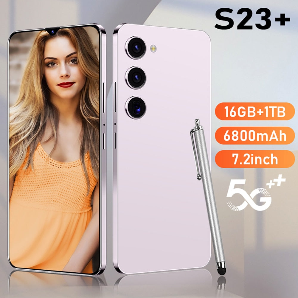 [Global Version] S23+ Global Version Smartphone 16G+1TB 4G/5G Network Cellphone Dual Sim Android Mobile Phone Original Unlocked